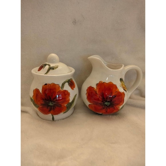Maxcera Summer Breeze Creamer/ Sugar Bowl - Picture 1 of 11